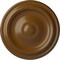 Ekena Millwork Maria Ceiling Medallion (Fits Canopies up to 1 3/4"), Hand-Painted Smokey Topaz, 9 5/8"OD x 1 1/8"P CM09MASTF - alternate 1